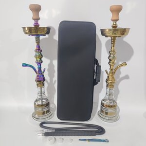 تخصيص طراز الشرق الأوسط إكسسوارات الشيشة الكبيرة مربع المحمولة هوكا الشيشة مصنع الجملة - Product Image 4