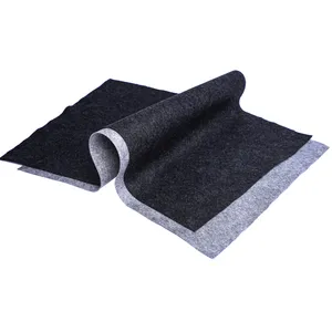 Upholstery Custom Car Upholstery Felt Fabric Black Felt Grs Heat Moldable Needle Punched Felt Car Trunk Liner Thermal Bonding Hard Felt