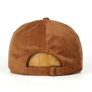 Casquette de baseball en velours côtelé de haute qualité personnalisée par le fabricant, casquette basique pour femmes - Product Image 4