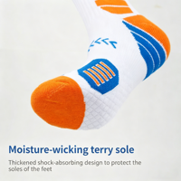 Chaussettes de ski chaudes pour jeunes, à compression, hauteur genou, tricotées, personnalisées, longues, thermiques