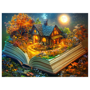 <span class=keywords><strong>Puzzle</strong></span> a forma di casetta sull'albero più venduto dal libro, pezzi irregolari di piccoli <span class=keywords><strong>animali</strong></span>, <span class=keywords><strong>puzzle</strong></span> piatto in legno - Product Image 4