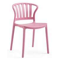 Chaises de salle à manger ergonomiques modernes en plastique PP durable, empilables, imperméables, légères, pliables, pour écoles, restaurants, appartements
