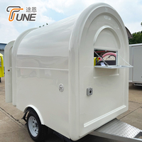 Remorque alimentaire en forme de dôme, cuisine mobile, camion de restauration entièrement équipé, chariot alimentaire, couleur, taille et équipement personnalisables