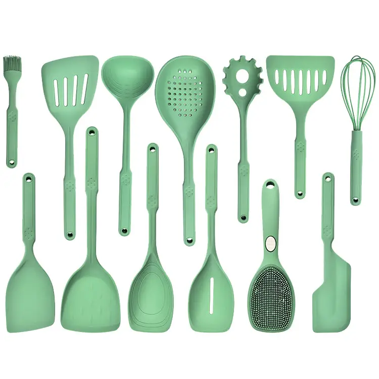 Set Kitchen Utensil Set Silicone Cooking Tool Set Silicon Utensils