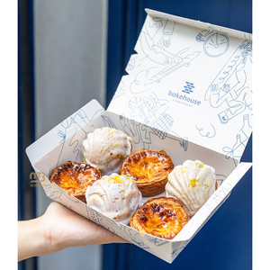 <span class=keywords><strong>Cajas</strong></span> de Cartón Individuales <span class=keywords><strong>para</strong></span> Cupcakes con Diseño Impreso en Rosa y Blanco, <span class=keywords><strong>Cajas</strong></span> de Embalaje <span class=keywords><strong>para</strong></span> Donuts Personalizadas y Económicas con Ventana Transparente - Product Image 4