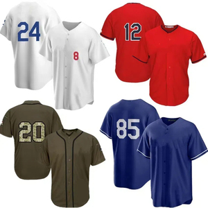 Camiseta de béisbol americana de alta calidad, uniforme de béisbol cosido #3 <span class=keywords><strong>Harper</strong></span> #18 Gregorius #17 Hoskins, camiseta de béisbol americana - Product Image 4
