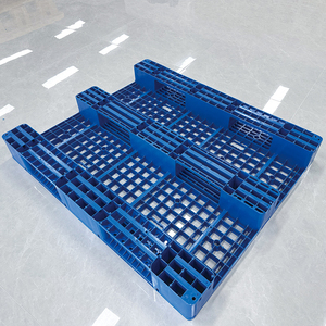 Tugas Berat 1200x1000mm Dek <span class=keywords><strong>Jala</strong></span> Biru Bahan PP Palet Eropa Masuk 4 Arah Ramah Lingkungan Untuk Pengunaan Pengemasan Logistik - Product Image 6