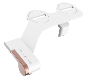 Bidê de água fria ultrafino acessório de banheiro com bico duplo autolimpante bidê inteligente não elétrico - Product Image 1