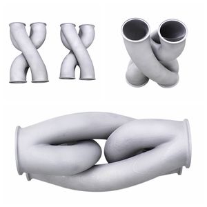 Tuyau de dérivation Auto Z/<span class=keywords><strong>X</strong></span> pour modèles de supercars Boska Racing, tuyau de raccordement universel pour silencieux d'échappement avec 2,5/2,75/3/3,5/<span class=keywords><strong>4</strong></span> pouces - Product Image 1