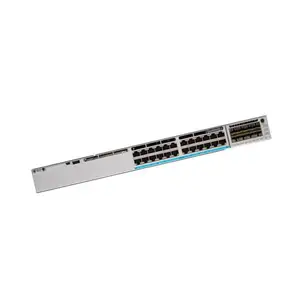 Comutador de dados de rede modular uplink C9300-24S-A com 24 portas e comutadores gerenciáveis