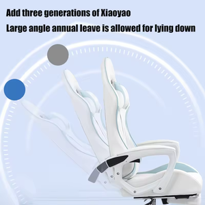 Silla Ergonómica de PU para Deportes Electrónicos, Cómoda para Estar Sentado, Moderna, para Oficina en Casa, Juegos de Computadora - Product Image 4