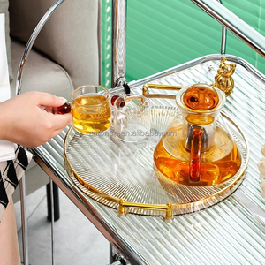 Assiettes en plastique élégantes en gros pour la maison, plateau en plastique de différentes couleurs pour servir et stocker les aliments - Product Image 2
