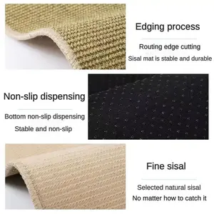 Alfombrilla rascadora de sisal para afilar uñas, rascador para árboles, protector de sofá y muebles - Product Image 5