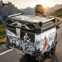 Coffre arrière rigide pour trottinette électrique robuste 45L en aluminium épais, fournisseur chinois en gros avec support OEM
