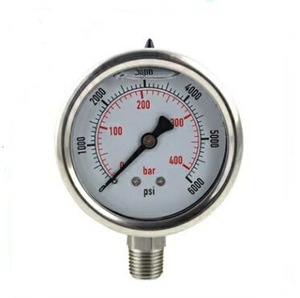 Giá nhà máy Đồng hồ đo áp suất SHY Brand SHY-YN-60 chân không 1/4 inch, áp suất cao, thép không gỉ 304, chống sốc, 0-400bar, bảo hành 1 năm - Product Image 5