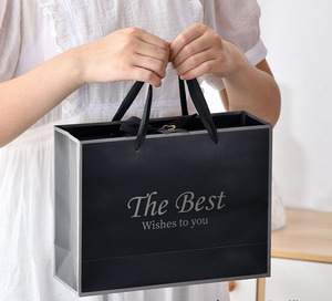 Делюкс, черная Складная магнитная лента, Подарочная коробка для ювелирных изделий, индивидуальный логотип, Высококачественная крафт-бумага, губчатая подкладка для подарков в коробках - Product Image 5