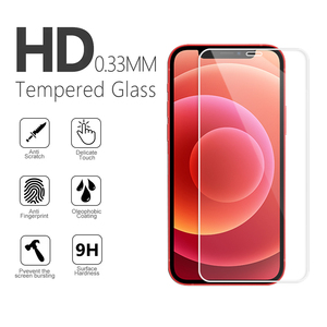 Protettore dello schermo in <span class=keywords><strong>vetro</strong></span> temperato bianco 2.5D HD per <span class=keywords><strong>iPhone</strong></span> <span class=keywords><strong>11</strong></span> 12 13 14 e 12 Mini Cover per cellulare antigraffio - Product Image 3