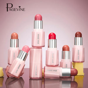 PageVine Logo Kustom Label Pribadi Stik Rias Wajah Fungsi Tahan Air Kuas Wajah Stik Pelembap Krim Lembut Blush - Product Image 1