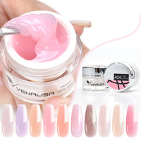 Nouvel Arrivage CANNI Venalisa Gelée Gel 50 ml LED&UV Gel UV de Construction Extension Sculpture 24 Couleurs Camouflage