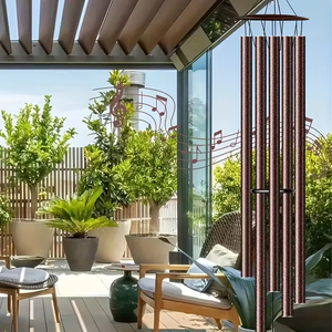 Campanas de Viento de Aluminio LiHang al por Mayor, 65 Pulgadas, Estilo Art Deco, Resistentes a la Intemperie para Uso en Jardines Exteriores - Product Image 1
