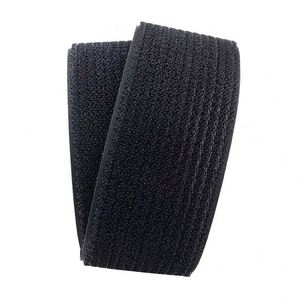 Bande auto-agrippante adhésive d'un côté, différentes tailles, adhésion forte, 100 % nylon, noire, auto-agrippante d'un côté - Product Image 4