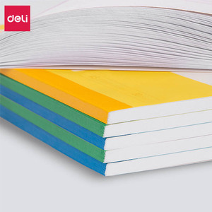 Deli Softcover Notebook A5 80 Pages Saddle Stitching Digital Printing Student Exercise Book - Product Image 3