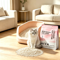 Litière pour chat à base de manioc végétal, écologique, agglomération rapide, faible poussière, contrôle puissant des odeurs, hautement absorbante, biodégradable, anti-odeurs supplémentaires
