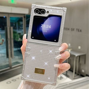 <span class=keywords><strong>Coque</strong></span> de téléphone diamant de luxe pour <span class=keywords><strong>Samsung</strong></span> <span class=keywords><strong>Z</strong></span> <span class=keywords><strong>Flip</strong></span> 6 5 <span class=keywords><strong>4</strong></span> 3 Crystal Quadrate Antichoc Protect Cover Shell - Product Image 5