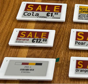 Etiqueta Electrónica de Precio Digital de Alta Calidad al por Mayor, ESL de 2.9 Pulgadas, Etiqueta Electrónica con Tecnología Ble 5.0 y Pantalla E-Ink para Almacenes en el Reino Unido - Product Image 1
