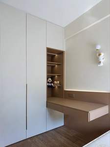 <span class=keywords><strong>Armario</strong></span> de Dormitorio Moderno Francés JINGSHUN, <span class=keywords><strong>Puertas</strong></span> Corredizas de Madera Maciza, Estante Ajustable, Ecológico, Gran Capacidad, Personalización Completa - Product Image 3