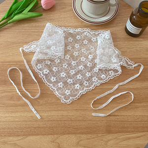 <span class=keywords><strong>Bandane</strong></span> in Pizzo Vintage Francese Stile Coreano, Graziose Sciarpe Piccole, Fasce <span class=keywords><strong>per</strong></span> Capelli, Accessori <span class=keywords><strong>per</strong></span> Capelli <span class=keywords><strong>per</strong></span> Ragazze e Donne - Product Image 6