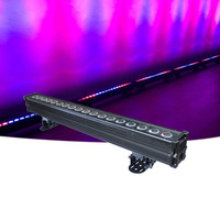 Projecteur mural LED 18x10W RGBW 4-en-1 pour extérieur, éclairage architectural avec construction en aluminium IP65, contrôle DMX, garantie de 2 ans