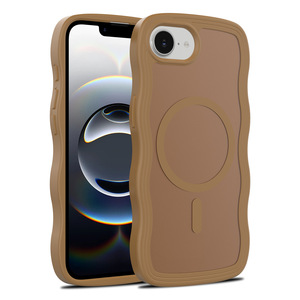 Nouveaux étuis de protection <span class=keywords><strong>anti</strong></span>-chute pour téléphone <span class=keywords><strong>portable</strong></span> Wave Edge pour iPhone 16e PC TPU matériel étui de téléphone de charge magnétique pour iPhone 16 - Product Image 3
