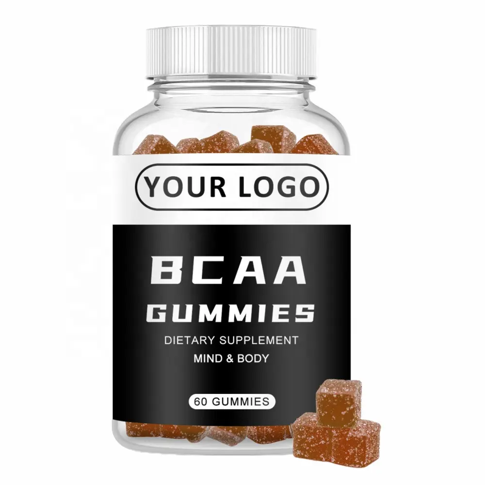 Private label natural essential amino acid Whey Protein Gold Standard BCAA Gummies For Muscle Building