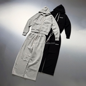 Wholesale Custom Sweat <b>Suit</b> High Quality Baggy Sweatpants and Hoodies Set Streetwear Blank <b>Jogging</b> <b>Suits</b> Men's Sports Tracksuit - Product Image 1