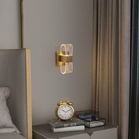Applique Murale Décorative de Luxe Moderne en Métal pour Hôtel, Maison, Chambre à Coucher – Lampes Murales LED