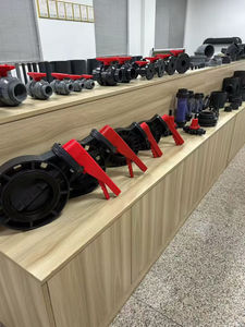 2 इंच से 8 इंच के फ्लैंज बेस वाटर सिस्टम के साथ फैक्ट्री प्लास्टिक पेंच तितली वाल्व - Product Image 4