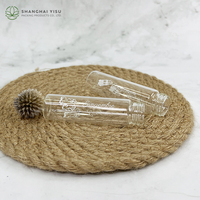Tubes en verre borosilicate réutilisables et personnalisables avec couvercle CR anti-enfants pour flacons en verre Pyrex avec bouchon et joint à brosse