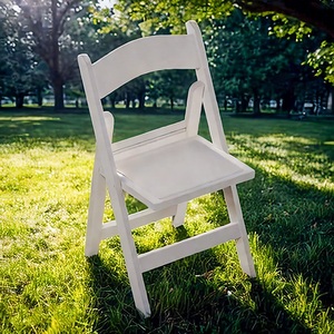 Silla Plegable <span class=keywords><strong>de</strong></span> Plástico Blanca para Jardín, Ligera, Impermeable, Portátil, para Bodas y Eventos, Resistente para Exteriores, Precio <span class=keywords><strong>de</strong></span> Fábrica - Product Image 2