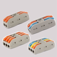 Hebel mutter Typ PCT-2-2 Quick Connect Terminal Block 2 in 2 Out Junction Box Terminal Connector SPL-2-2