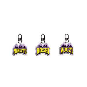 Spot Wholesale <b>PVC</b> Acrylic Key Chain UV Printed Anime Cartoon Star Name <b>Strip</b> Pendant Fashion Trend Souvenir - Product Image 3