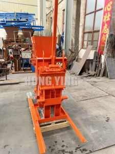 JZ-1 Manual Clay Interlocking Brick Making Machine Xiaoyi Hongying <strong>Blocks</strong> Making Machinery - Product Image 2