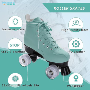 Patins à roulettes pour femmes adultes personnalisables OEM ODM Seemore avec roues lumineuses, patins à roulettes clignotants - Product Image 5