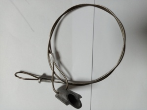 สมอกระสุนพื้นดินที่ทนทานด้วยเชือกโลหะและห่วงหมุดปลายหาง - Product Image 5