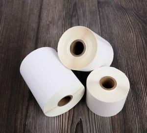 空白防水50mm×25mm 1000枚入り感熱粘着バーコードラベル用紙 50x26 セミグロスステッカー 感熱転写ラベル - Product Image 2