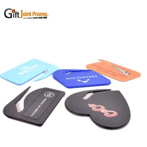 Promotional Cheap Plastic ABS Personalized Opener Cute Letter Heart Letter Slitter Mail Opener With LOGO