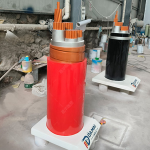 DAMAI <b>Cable</b> Sculpture Fiberglass Column Outdoor <b>Display</b> Prop - Product Image 3