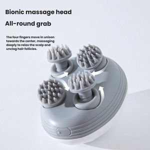 جهاز تدليك كهربائي محمول فاخر وصديق للبيئة للكلاب والقطط مع 4 رؤوس تدليك دوارة و3 أوضاع، أدوات تنظيف محسنة - Product Image 4