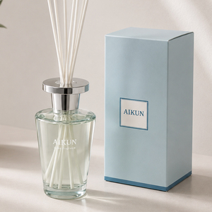 Diffuseur de parfum en verre conique Aikun 1000 ml avec transfert d'eau, coffret bleu pour démarrage professionnel et usage domestique, échantillon 3 jours, expédition 7 jours, parfum longue durée - Product Image 3