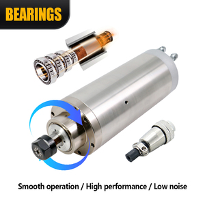 Moteur de broche de fraisage en métal HLTNC à grande vitesse 24000 tr/min, refroidi par eau, 400 Hz, 3,7 kW, ER20, 220 V, 13 A, BT30, 4 roulements en acier pour CNC - Product Image 5